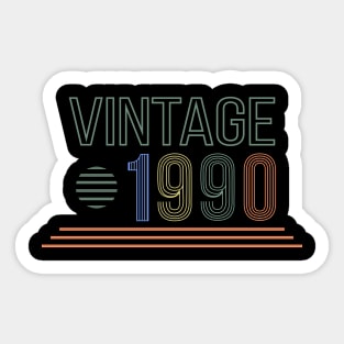 Vintage 1990 Sticker